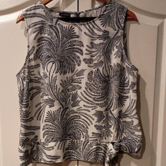 Talbots, Short Sleeve Blouse with ties - Picture 1 of 5